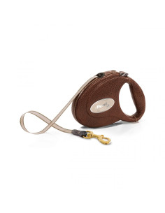 flexi Leather Brown М - 5м лента, до 25кг - цвят кафяв, кутия с естествена финна кожа