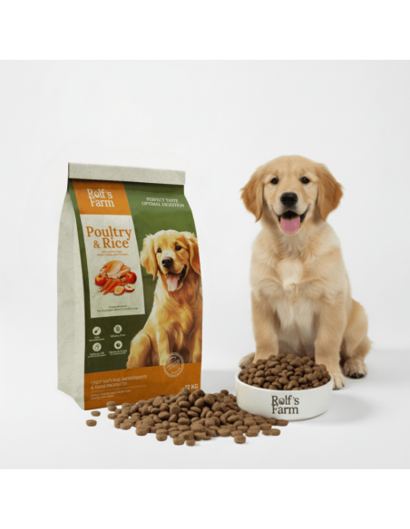Rolf’s Farm Puppy Poultry-Rice – храна за кученца до 12 месеца с птиче и ориз 12 кг