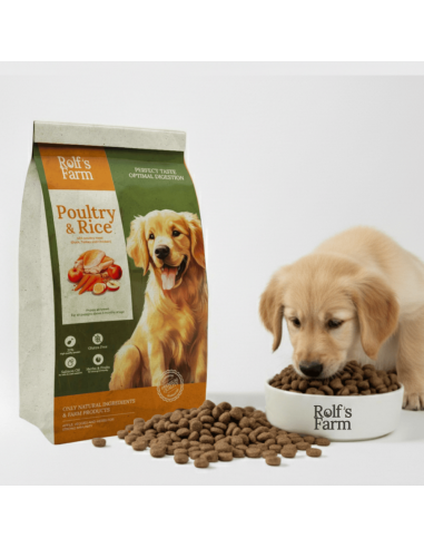 Rolf’s Farm Puppy Poultry-Rice – храна за кученца до 12 месеца с птиче и ориз 12 кг