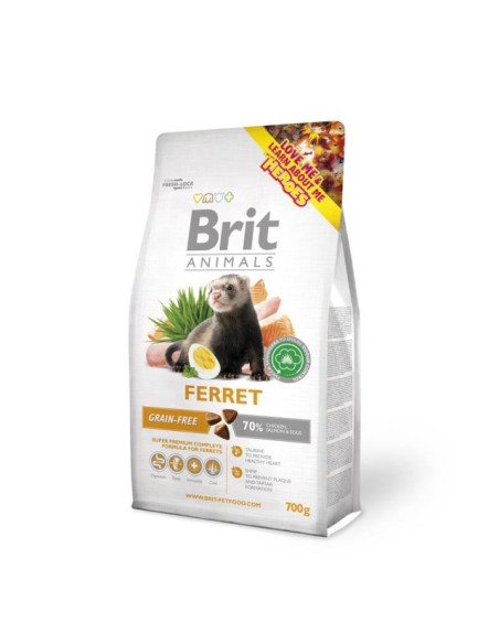 Brit Animals Ferret – Супер премиум пълноценна храна за порчета 0.700 кг.