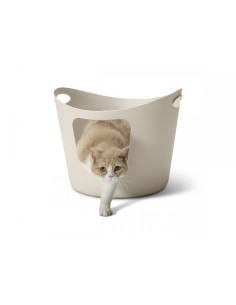 Savic Flex-a-Loo отворена котешка тоалетна, цвят мока