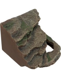 Ъглова скала с пещера и платформа