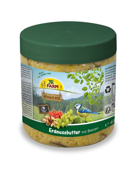 JR FARM Фъстъчено гърне Фъстъчено масло с горски плодове