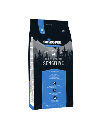Chicopee Dog HNL Sensitive за кучета с чувствителен стомах, пъстърва и картофи, 2кг