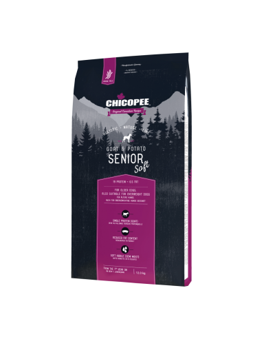 Chicopee Dog HNL Senior Soft+ мека гранула за възрастни кучета, козе и картофи, 12кг