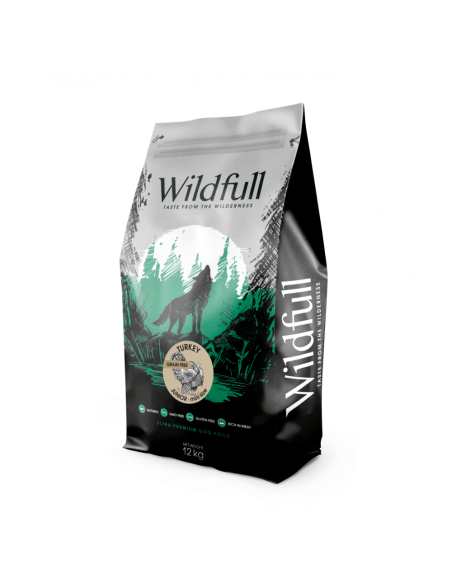 Wildfull Dog Turkey Junior Mini Size - за малки кученца от мини породи, пуйка 12 кг