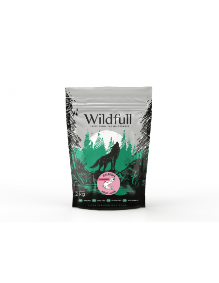 Wildfull Dog Salmon All Size - за кучета от всички породи, сьомга 2 кг