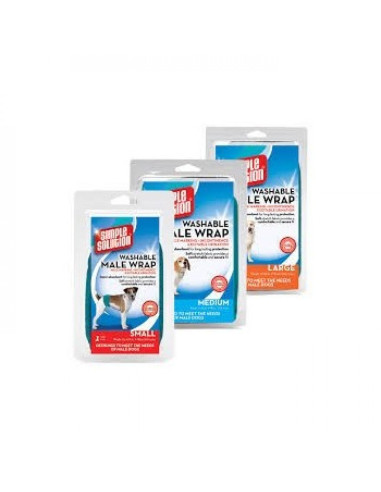 Simple Solution многократни памперси за мъжки кучета, L размер