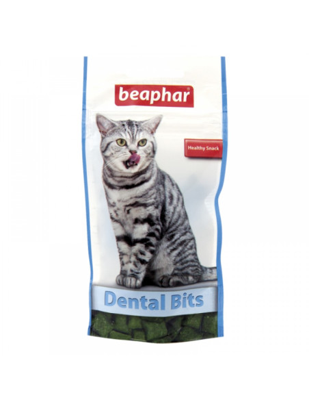 Beaphar Dent Bits - котешки хапки за чисти и здрави зъби 35 г