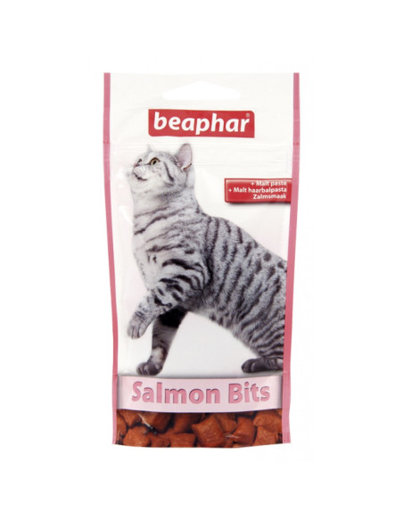 Beaphar Salmon Bits - малцови хапки за котки сьомга 35 г