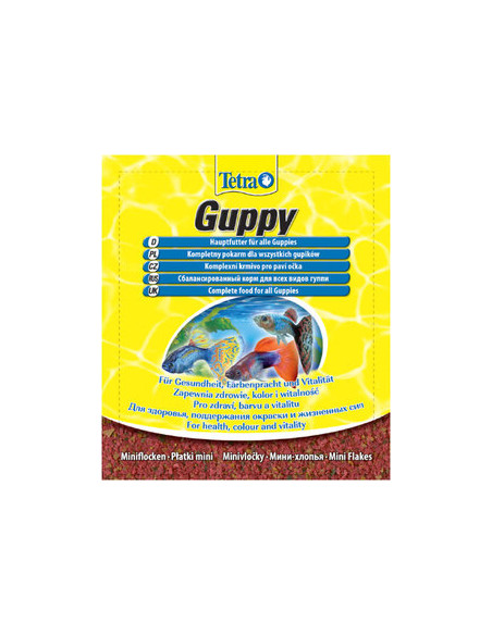 Sachet Tetra Guppy - храна за риби гупи 12гр.