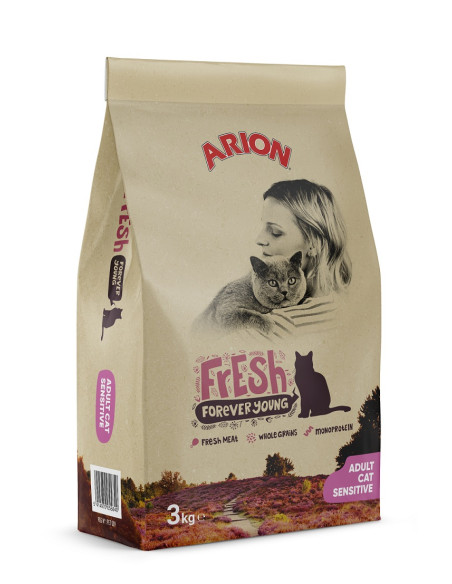 ARION FRESH CAT SENSITIVE 12кг.