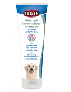 Шампоан против бълхи и кърлежи.