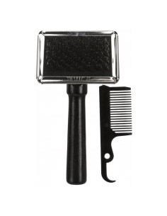 Мека четка с дървена дръжка S