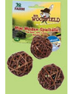 Мини ябълково топче увито с върба