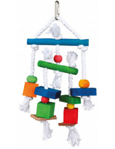 Дървени шарена играчки 24 cм.