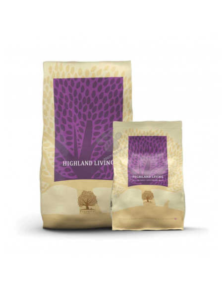 Essential Highland Living Small Size - 2.5 кг. - пълноценна храна с пуешко, говеждо, диви птици, сьомга, вдъхновенна от висок