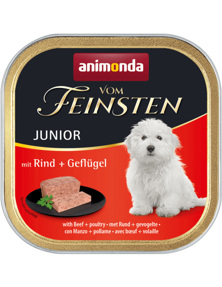 Vom Feinsten Junior телешко и птиче - 22 бр. в стек, 150 г, (22 бр./стек)