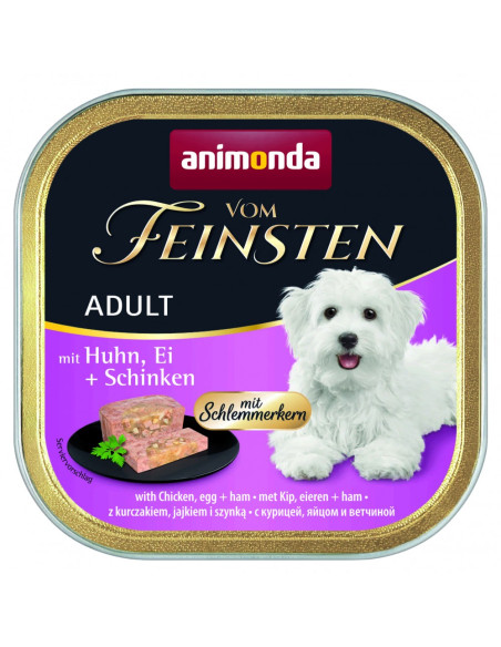 Vom Feinsten за кучета с пиле, яйца и шунка, 150 г, (22 бр./стек)