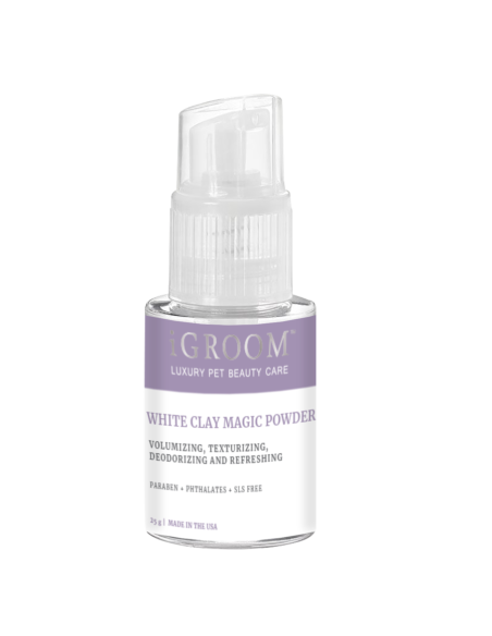 Магически прах за кучета с бяла глина.