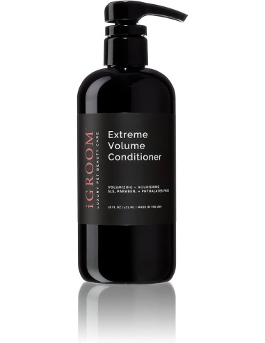 Extreme Volume Conditioner е балсам, формулиран с комплекс от хидролизирани протеини.