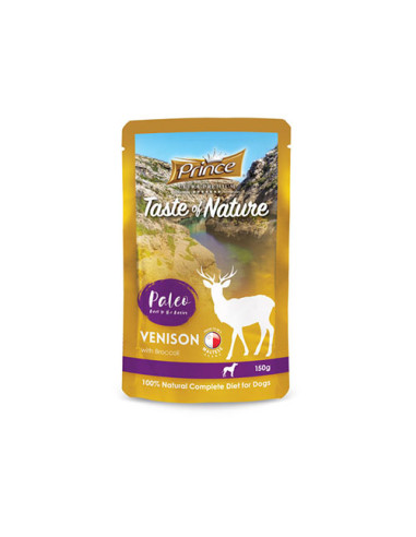 PRINCE TASTE OF NATURE PALEO POUCHES Еленско с броколи и тиквички