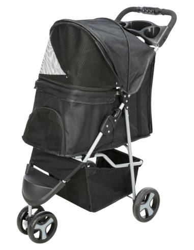 Количка за куче - Черна