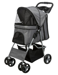 Количка за куче - Сива 2