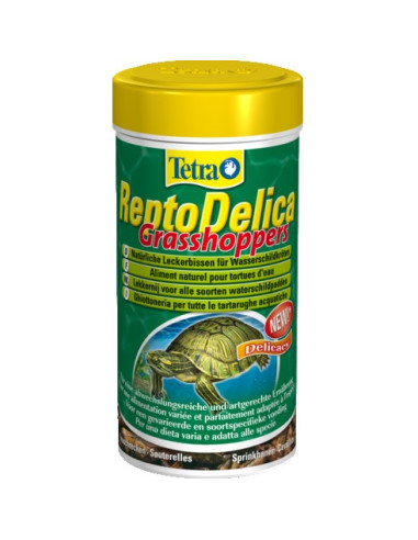 Tetra ReptoDelica Grasshopper Лакомство за костенурки със скакалци 250мл.