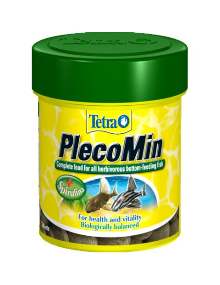 Tetra PlecoMin Таблетки за тропически рибки със спирулина алга 120табл.
