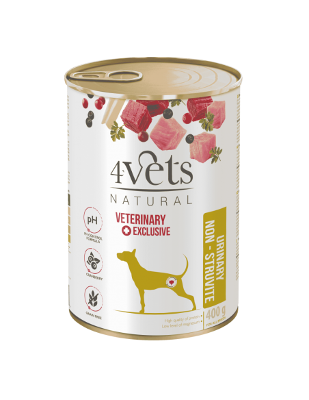 4Vets Natural Urinary храна за проблеми с уринарния тракт, 400 г