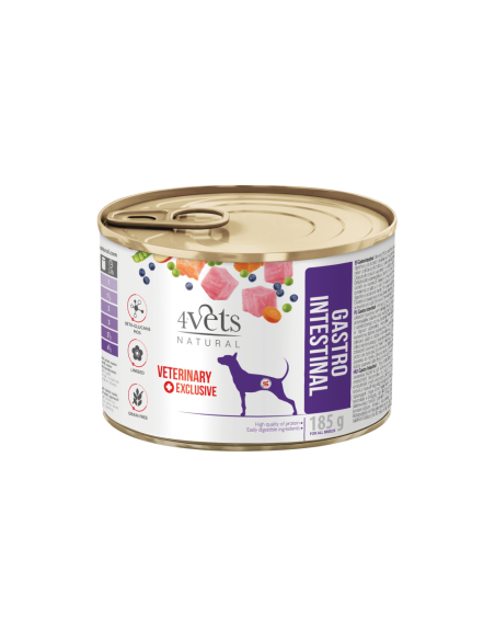 4Vets Natural Gastro Intestinal храна за стомашно чревни проблеми, 185 г
