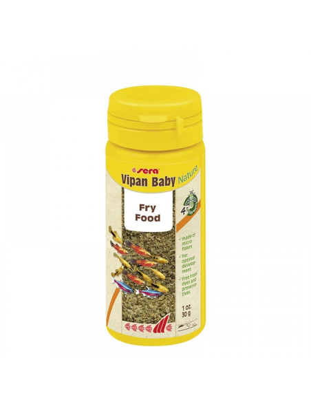 sera Vipan Baby Nature 50 ml - натурална храна за млади рибки