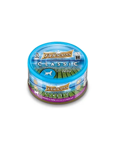 PRINCESS PREMIUM CLASSIC Пиле и риба тон с ориз и дребни рибки