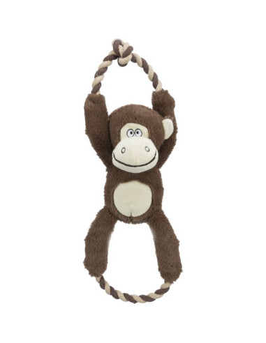 Плюшена маймуна с въже 40см.