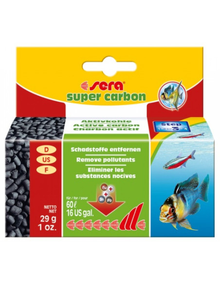 sera super carbon активен въглен 1000 г
