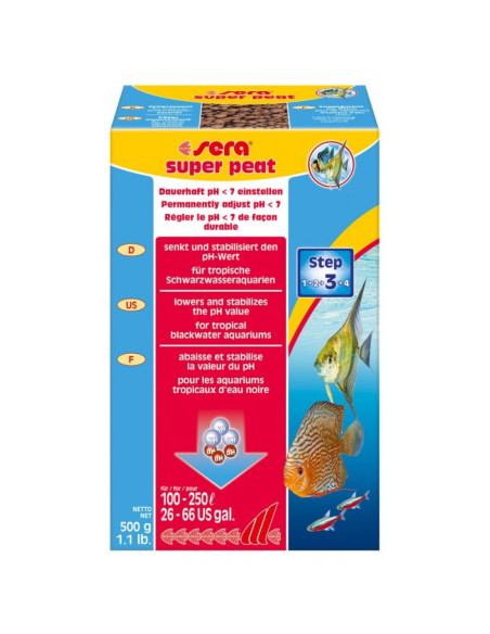 sera super peat торф гранули 500 г
