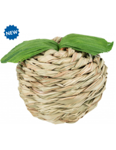 Играчка с хибискус. 100- изработена от естествени материали 7см. 2