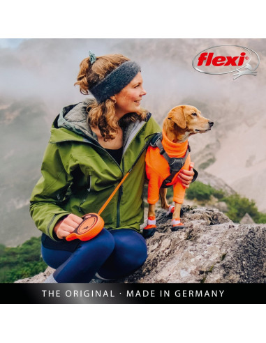 flexi Xtreme М - 5м лента, до 35кг - цвят оранж
