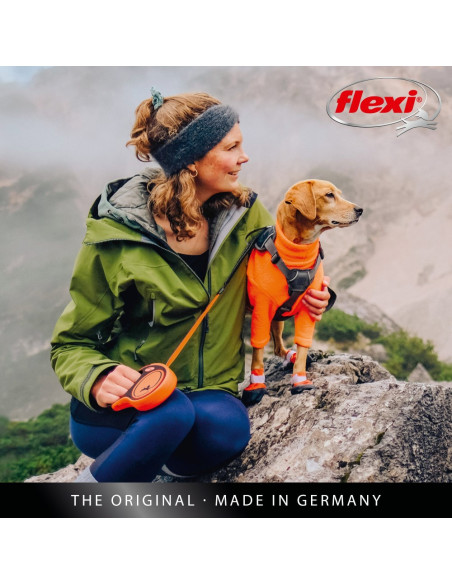 flexi Xtreme М - 5м лента, до 35кг - цвят оранж