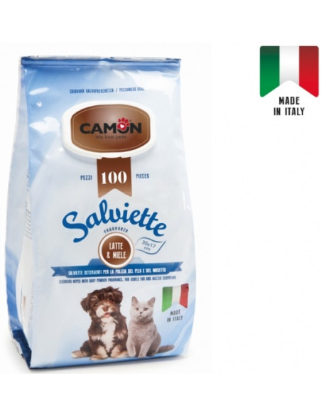 Кърпички за почистване с аромат на мед и мляко