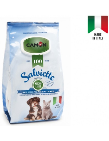 Кърпички за почистване с Алое и бял мускус.