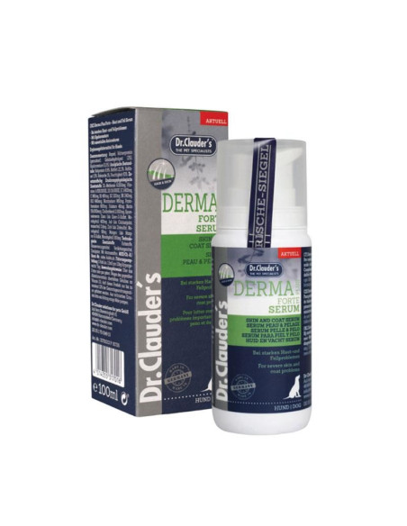 Dr.Clauders Derma Plus Forte SERUM - добавка за козината и кожата при кучетата с хилоронова киселина 100мл