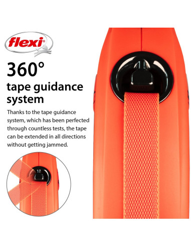 flexi Xtreme L - 5м лента, до 65кг - цвят оранж