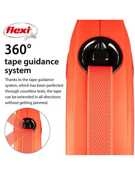 flexi Xtreme L - 5м лента, до 65кг - цвят оранж