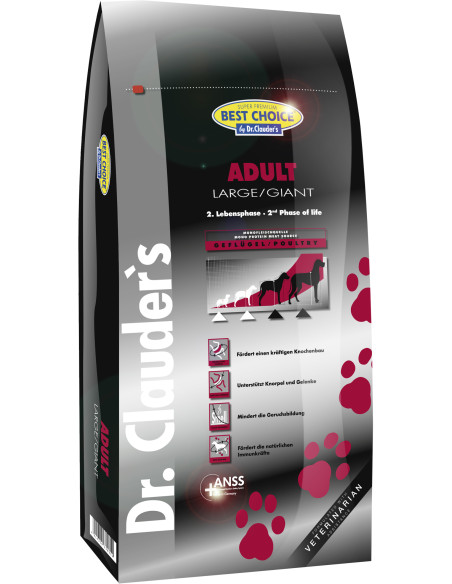Best Choice Super Premium Adult Large – Супер премиум суха храна за кучета от големи/много големи породи + 4 кг. Подарък