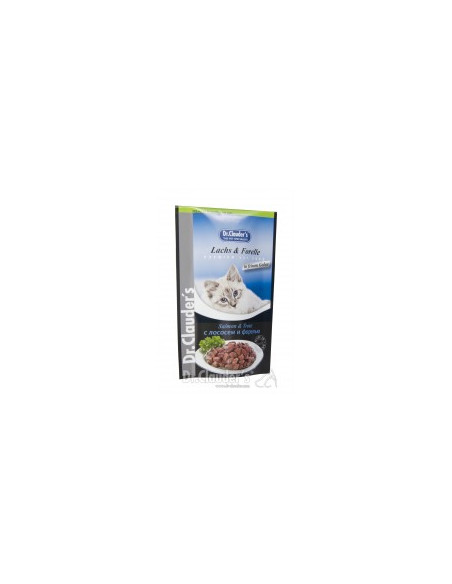 Dr.Clauder s Premium Pouches- сьомга,пъстърва,желе 100 gr
