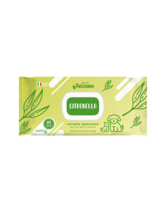 Record wet wipes LEMONGRASS – Мокри кърпи за домашни любимци с лимонова трева 40бр. 40 бр.