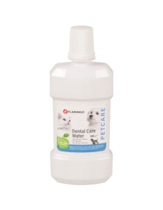 Вода за уста Flamingo DENTAL CARE WATER APPLE – с вкус и аромат на ябълка, подходящо за кучета и котки 0.300 кг.