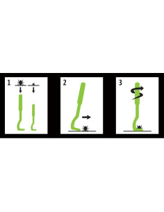 Комплект пинсети за вадене на кърлежи PET NOVA 2 бр. Зелен 2